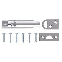 B&amp;Q Flush Bolt Chrome Plated