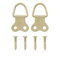 B&amp;Q Ring &amp; Plate Brass Effect Large