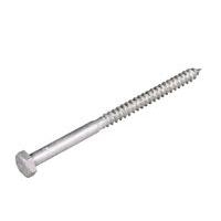 Coach Screw Hex Head Galvanised M6 x (L)100mm