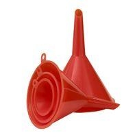 B&amp;Q 4 Piece Funnel Set Orange