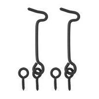 B&amp;Q Gate Hook and Eye  Black 75mm
