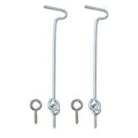 B&amp;Q Gate Hook and Eye  Zinc Plated 100mm