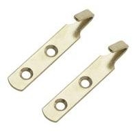 B&amp;Q J Hook  Brass Plated 62mm