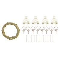 B&amp;Q Picture Hanging Kit Heavy Duty  Brass Plated