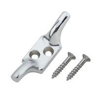 B&amp;Q Cleat Hook  Chrome Plated 75mm