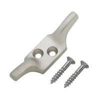 B&amp;Q Cleat Hook  Satin Nickel 75mm