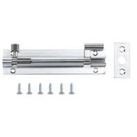 B&amp;Q Barrel Bolt Necked Chrome Plated