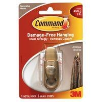 Command Forever Classic Antique Bronze Small Metal Hook Command Forever Classic Antique Bronze Small Metal Hook