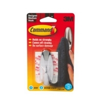Command Medium Oval Chrome Hook