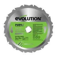 Evolution Fury Multipurpose Circular Saw Blade FURYBL185M 16 Tooth (Dia.)185mm