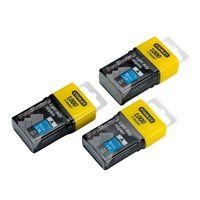 Stanley 3000 Pack Light Duty Assorted Pack Staples Black/Yellow