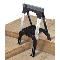 Fatmax ADJ Single Saw Horse Silver Effect/Black