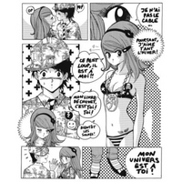 Lutece Jean-Charles De Castelbajac Manga Black &amp; White Wallpaper