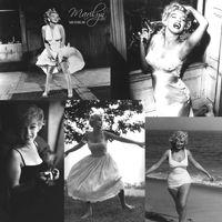 Lutece Marylin Monroe Black &amp; White Wallpaper