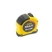 Stanley Max Tape Black/Yellow 8m