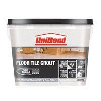 UniBond Tile On Floors Waterproof Grout Standard White UniBond Tile On Floors Waterproof Grout Standard White