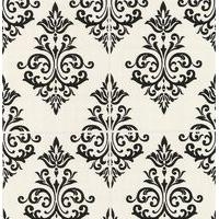 Contour Pallade Black & White Wallpaper Contour Pallade Black & White Wallpaper