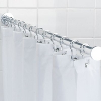 Croydex Spigot Rail and Rings Silver Effect Croydex Spigot Rail and Rings Silver Effect