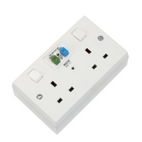 Volex 1 To 2 Gang RCD Socket Conversion Kit