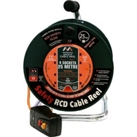Masterplug 4 Socket Cable Reel with RCD 25m LDCT2510BQ/4RCD-BD Masterplug 4 Socket Cable Reel with RCD 25m LDCT2510BQ/4RCD-BD