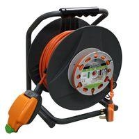 Masterplug Reverse Cable Reel with Pull-out Weatherproof Socket 30m HDPRR30133/IPS-MP Masterplug Reverse Cable Reel with Pull-out Weatherproof Socket 30m HDPRR30133/IPS-MP