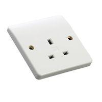 MK Single Socket White 13A MK Single Socket White 13A