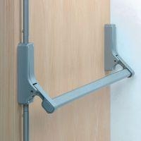 Briton Exit Hardware Vertical Panic Bolt Sprayed Silver Effect