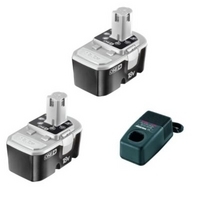 Ryobi One Plus 2 x 18V Battery &amp; Charger