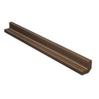 Cooke &amp; Lewis High Gloss Horizontal Walnut Base Corner Post
