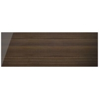 Cooke &amp; Lewis High Gloss Horizontal Walnut Pack Z Bridging Door/Pan Drawer Front 1000mm