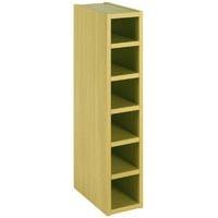 it Kitchens Oak Style Wine Rack 150mm