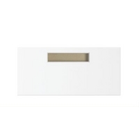 it Kitchens White Gloss Integrated Handle Pack D Bridging Door 600mm
