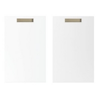 it Kitchens White Gloss Integrated Handle Pack E Larder Doors 600mm