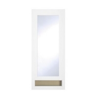 it Kitchens White Gloss Integrated Handle Pack F Glazed Door 300mm
